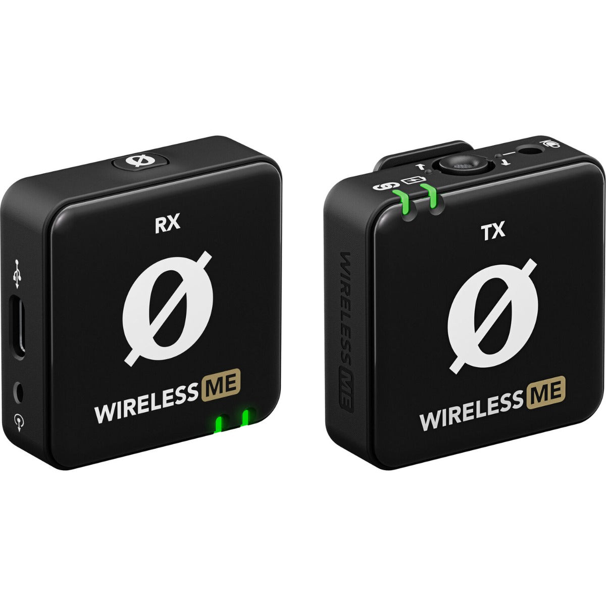Rode Wireless ME creator wireless microphone systems, hero shot in black