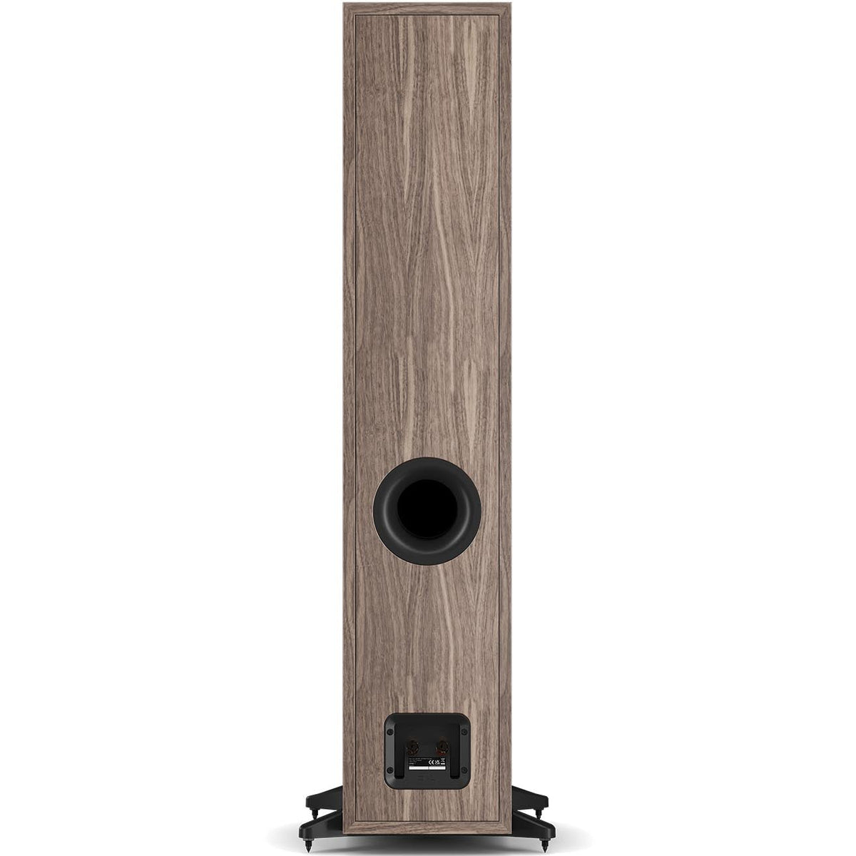 DALI Sonik 7 passive floorstanding speakers with sleek black cabinets and multiple drivers for high-quality stereo sound.