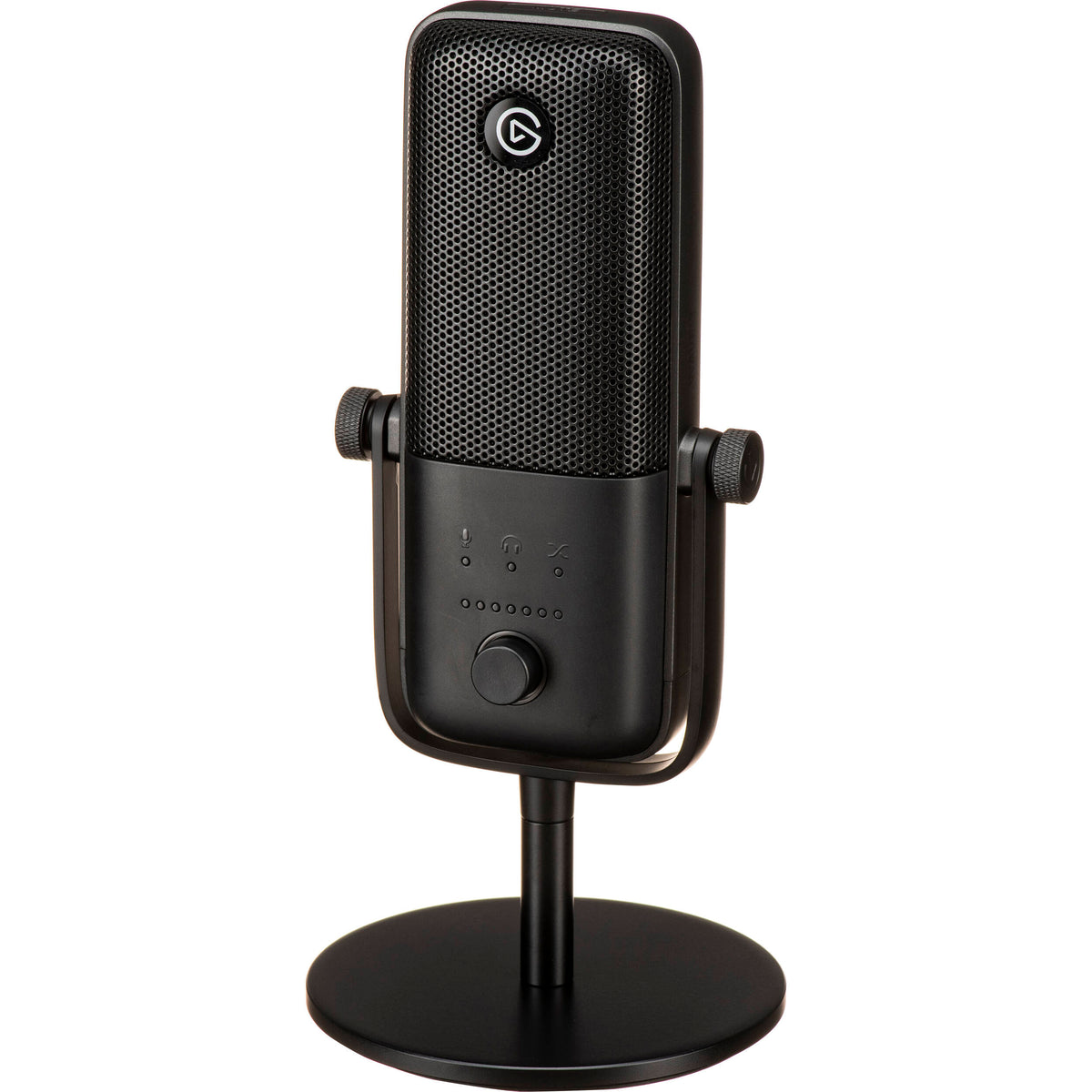 Elgato Wave:3 USB microphone with sleek design and adjustable stand, ideal for streaming and recording audio.