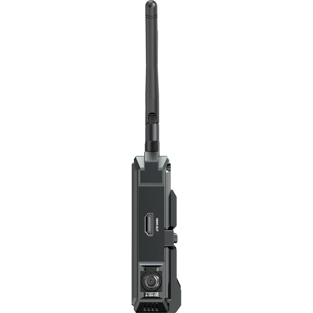 Hollyland Pyro H wireless video receiver connected to a camera system with antennas and display screen, part of Hollyland wireless video system.