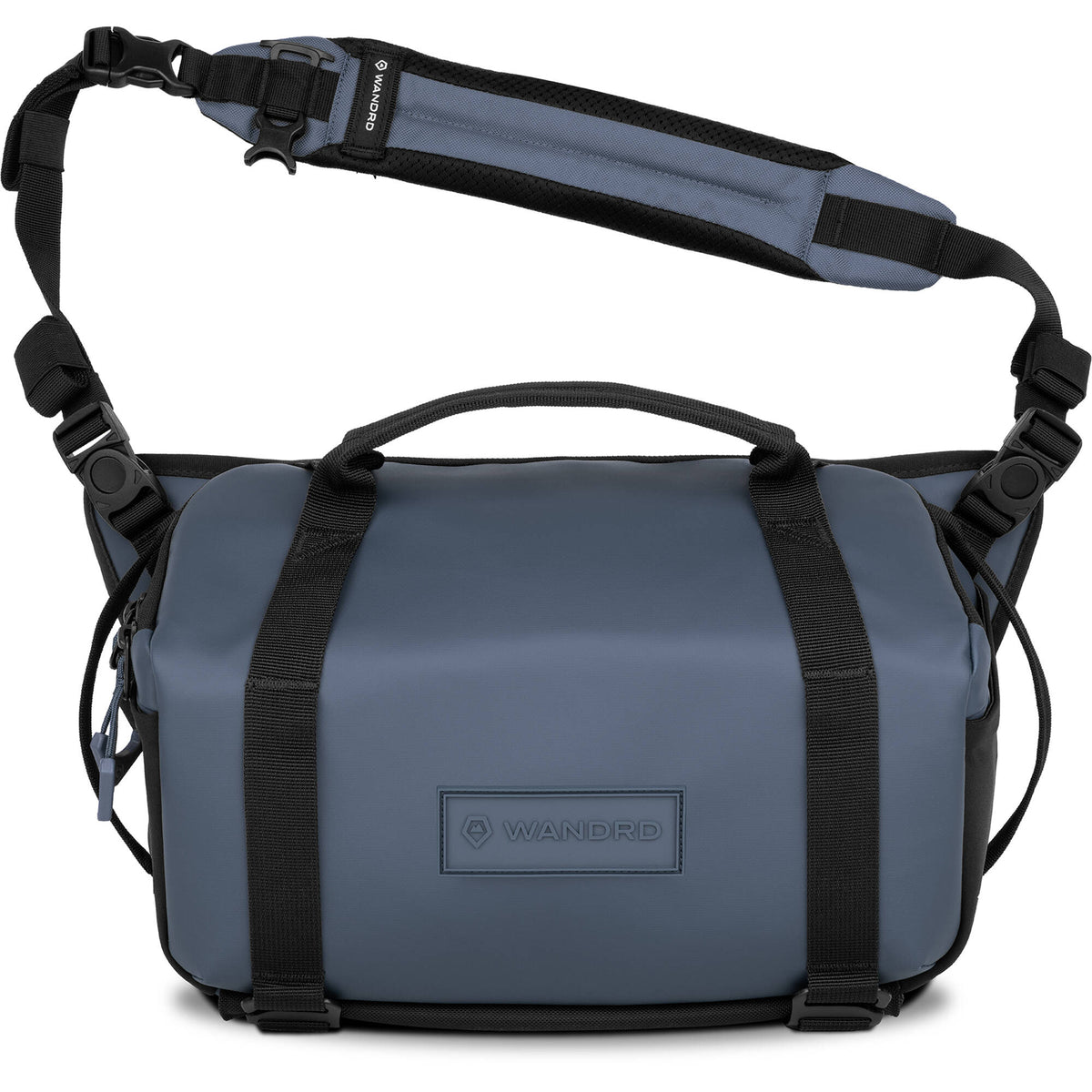 Wandrd Rogue Sling video equipment bag with adjustable strap and multiple compartments for camera gear and accessories.
