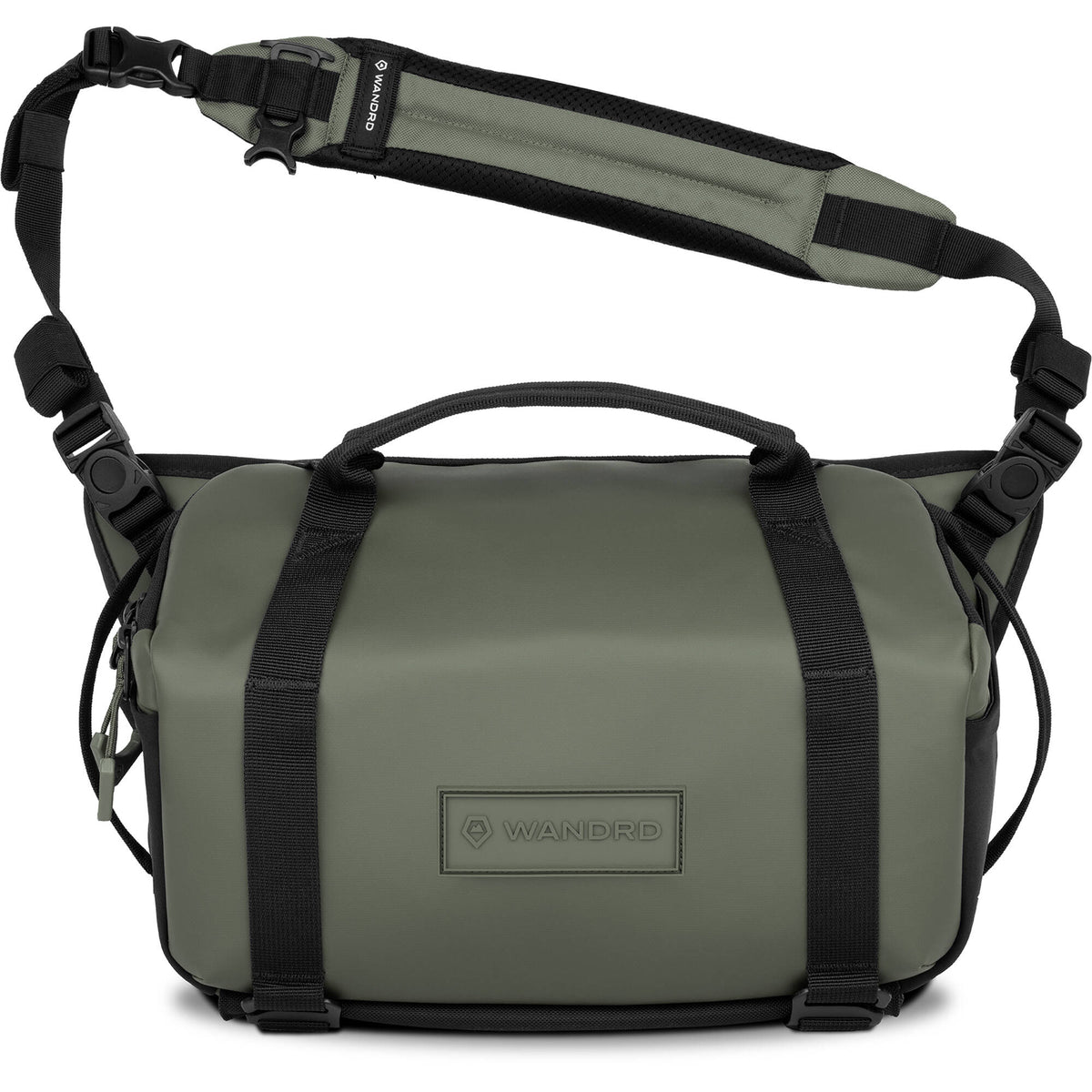 Wandrd Rogue Sling video equipment bag with adjustable strap and multiple compartments for cameras and accessories.