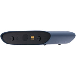 iFi Audio ZEN Air Blue 2 Bluetooth and Wi-Fi audio receiver with sleek design and connection ports displayed.