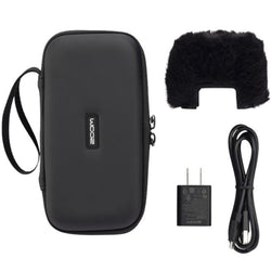 Zoom APH-2e digital recorder with built-in microphones and controls, shown in the image.
