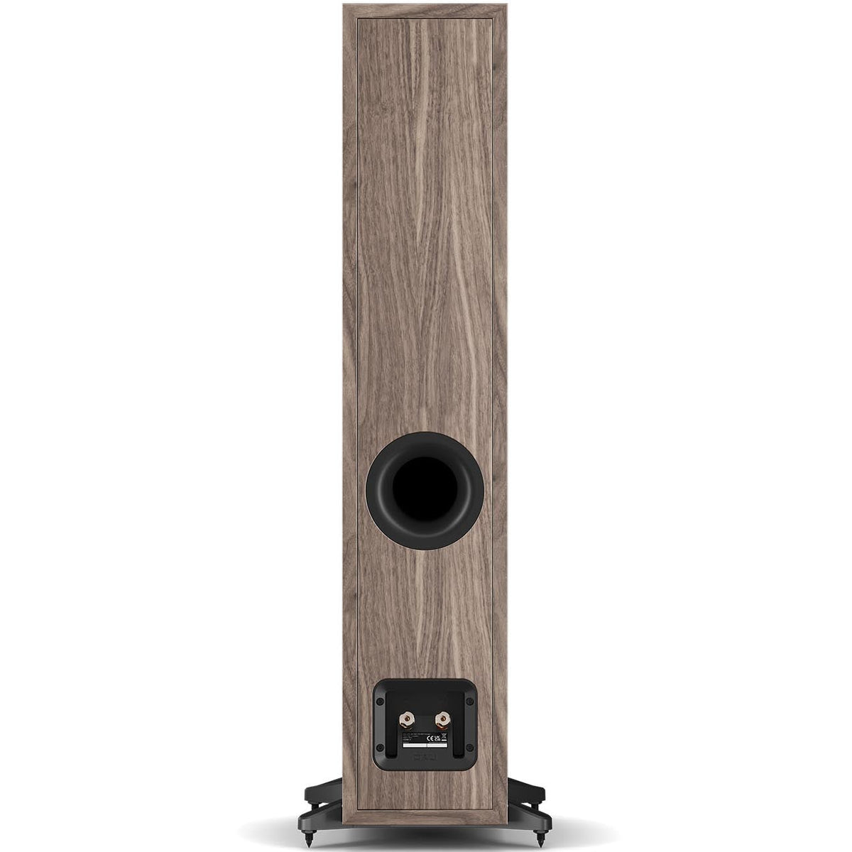 DALI Sonik 5 passive floorstanding speakers with sleek black cabinets and multiple drivers for high-quality audio performance.