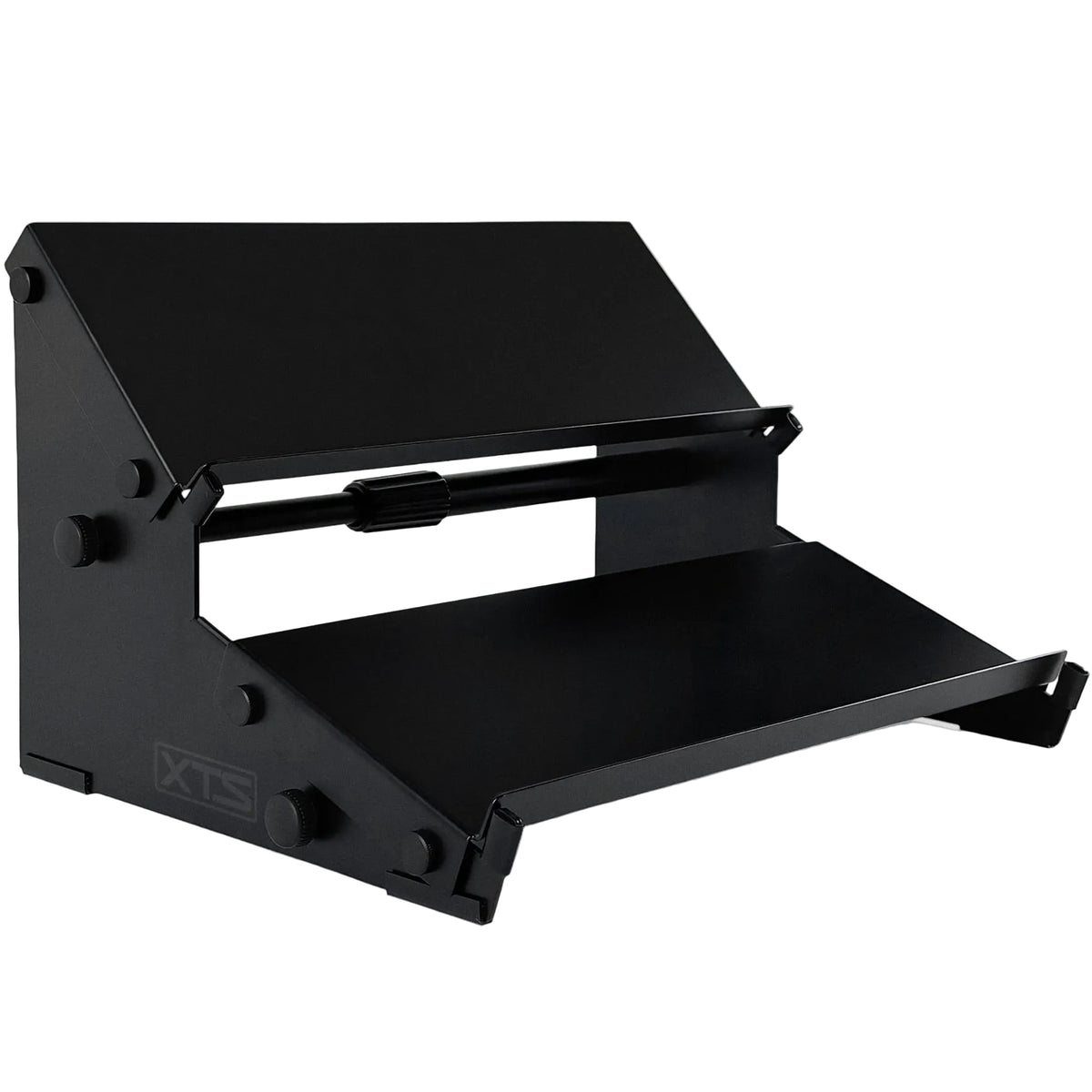 Analog Cases XTS Duo-Flex Mini keyboard stand bundle showing adjustable stand with two flexible arms for versatile positioning.