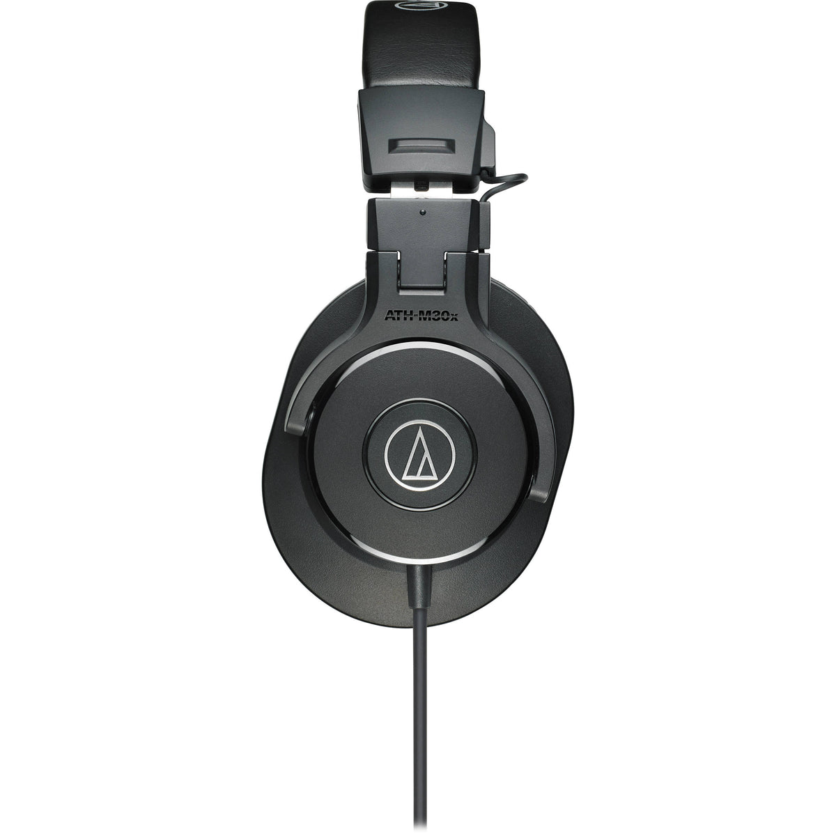 Audio-Technica ATH-M30x studio headphones, side profile in black