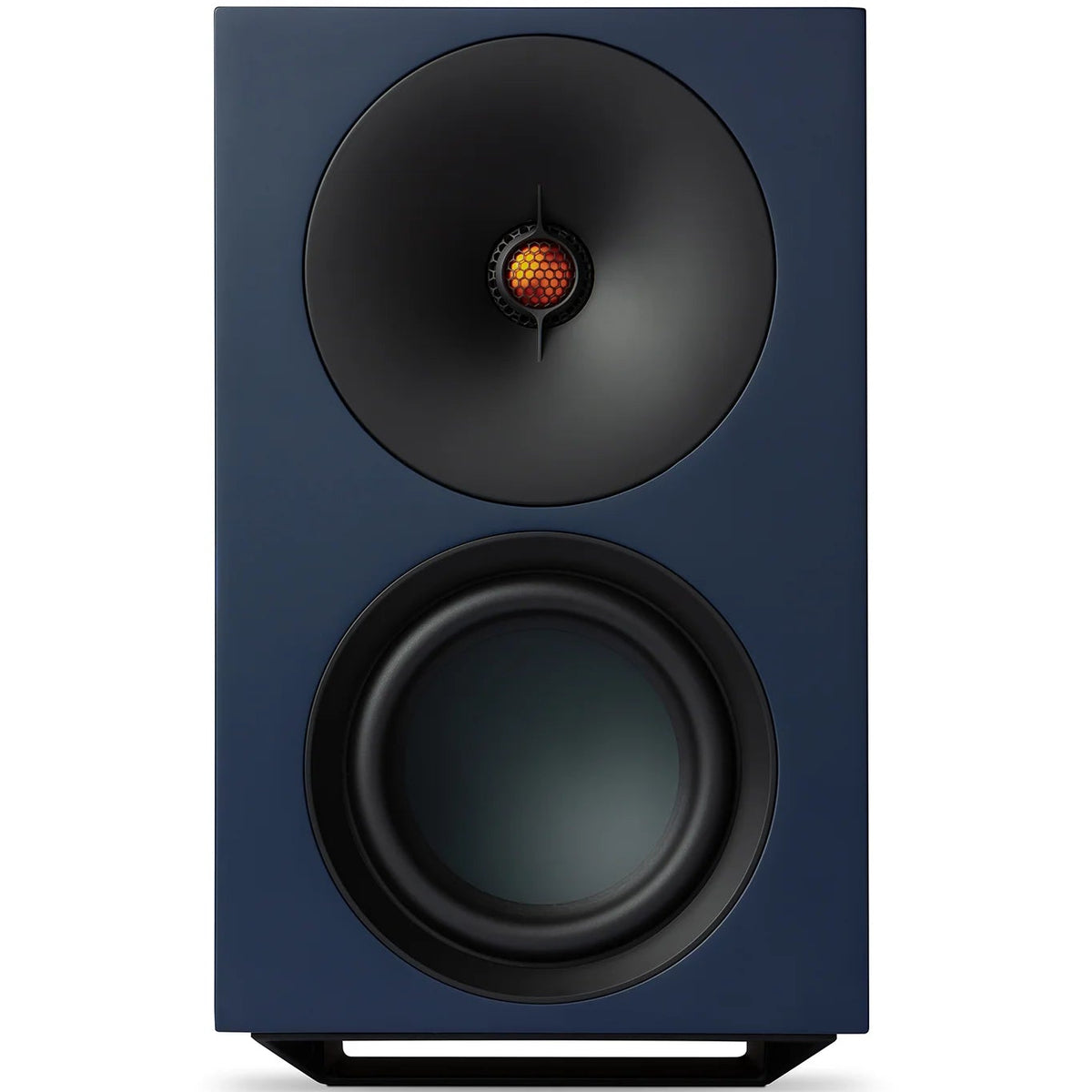 Cambridge Audio L/R X active bookshelf speakers, blue