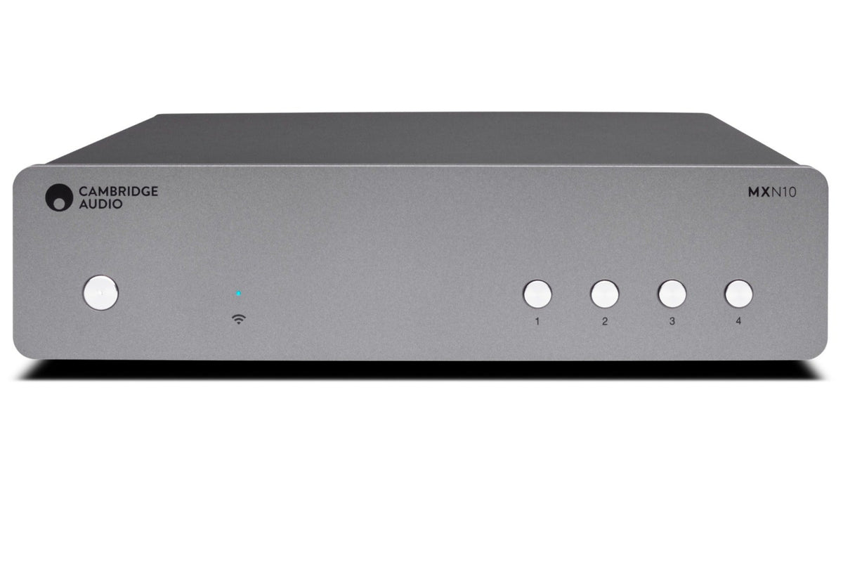 Cambridge Audio MXN10 network music streamer, black, front view