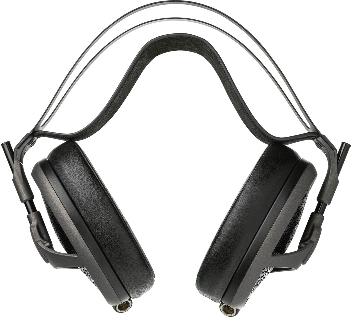 Meze Audio Elite Tungsten wired headphones with sleek black design and over-ear style, featuring cushioned ear cups for comfort