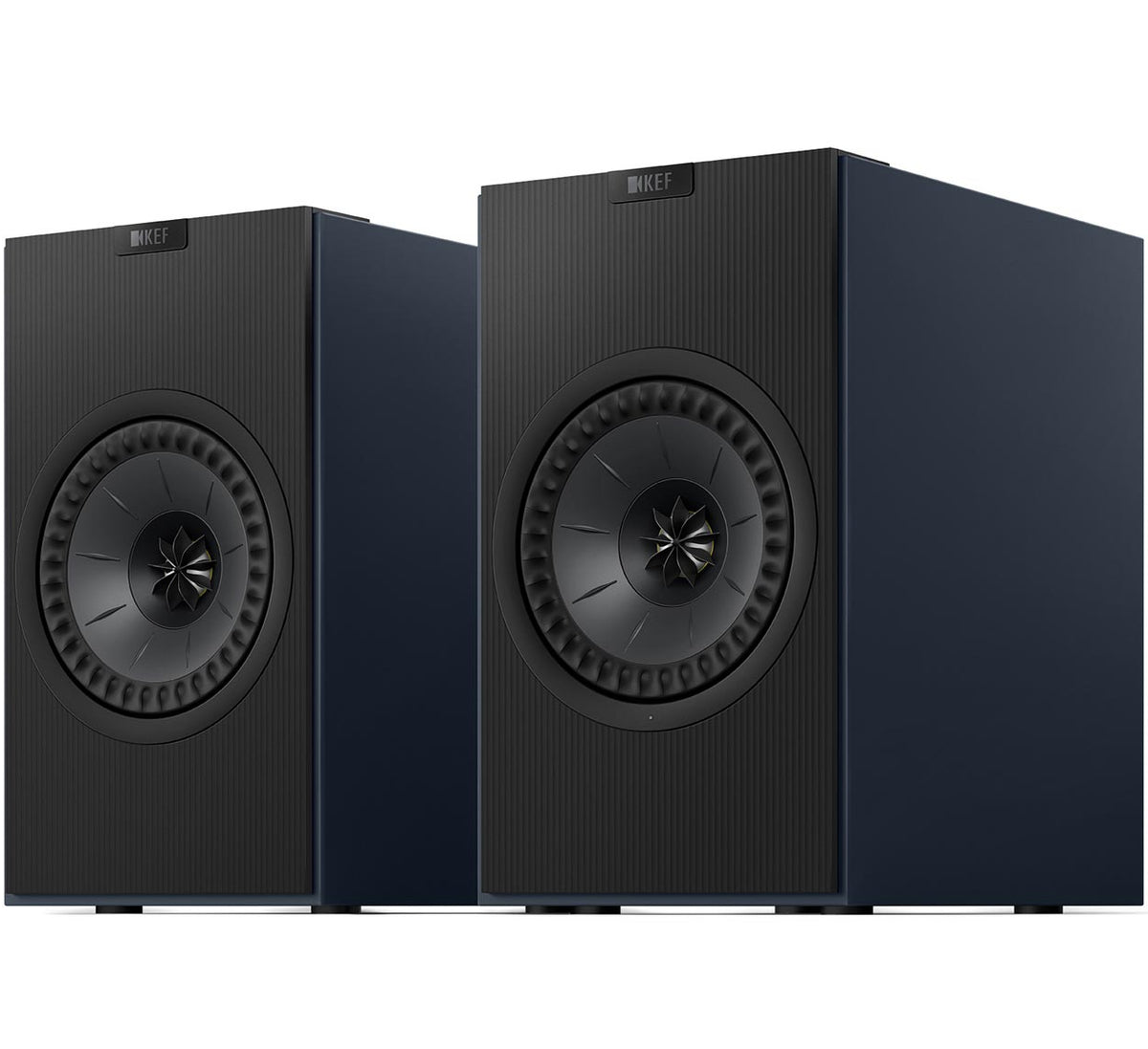 KEF Coda W active bookshelf speakers, detail view.