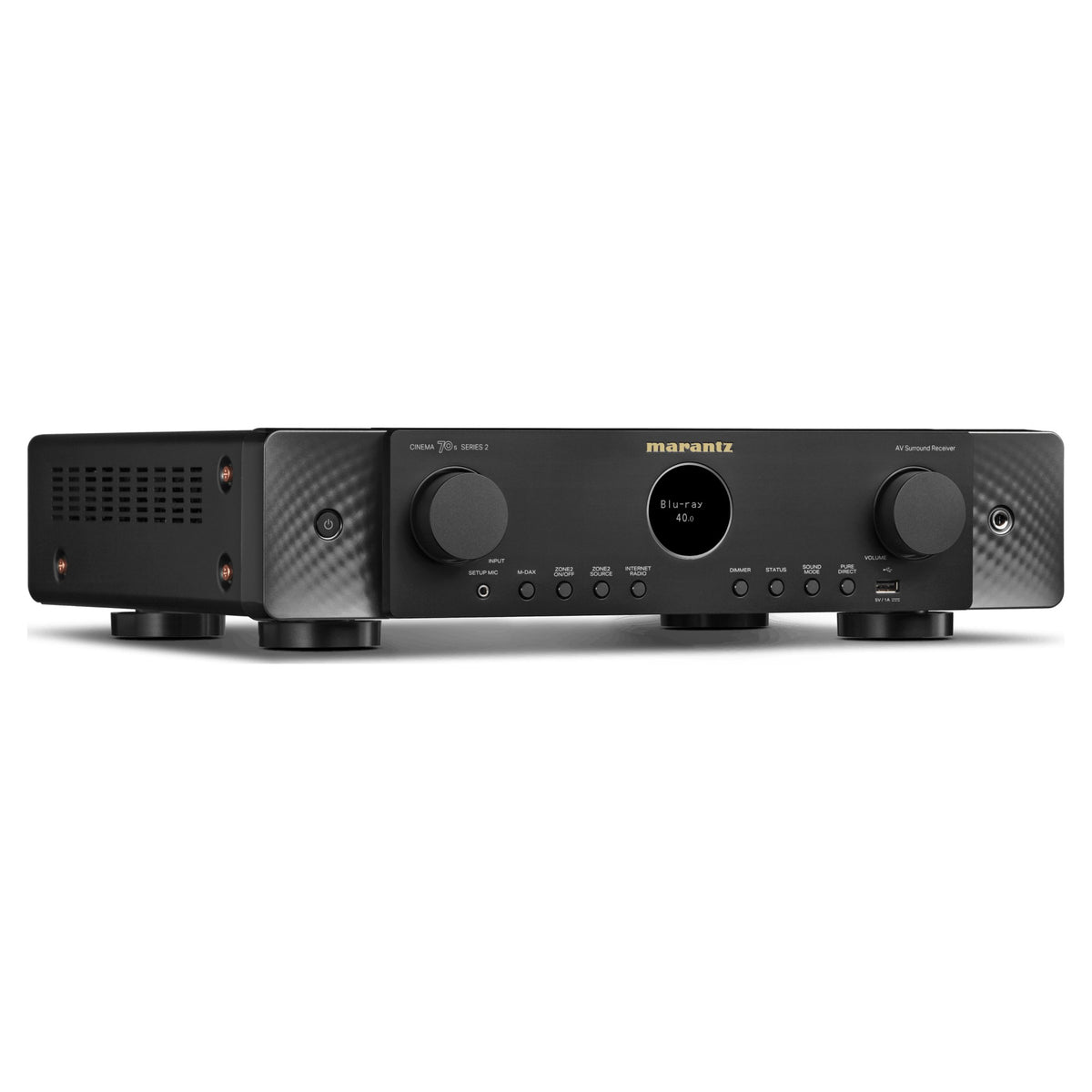 Marantz CINEMA 70s Series 2, Black, angled view