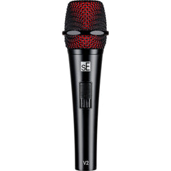 sE Electronics V2 (with Switch) dynamic microphone, front view