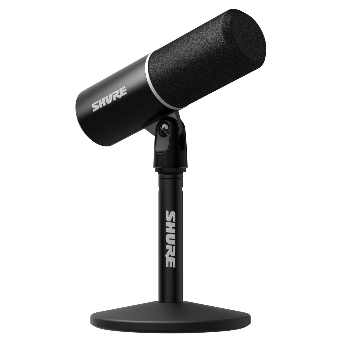 Shure MV6 Gen 2 Black, front three-quarter view