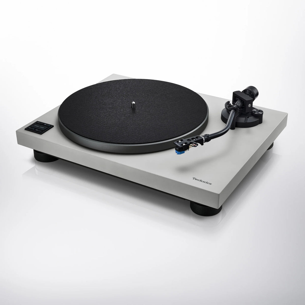 Technics SL-40CBT turntable, black front-angle view