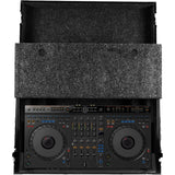 UDG Ultimate Flight Case AlphaTheta DDJ-GRV6 Black Plus (Laptop Shelf, U91104BL)